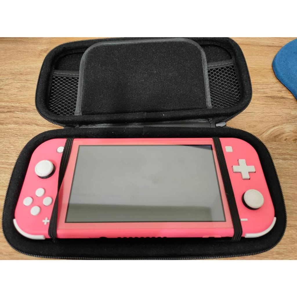 Nintendo Switch Lite 主機 珊瑚色 粉色 二手 贈外出盒