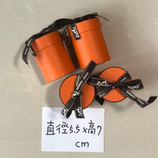 HERMES 愛馬仕 絲巾紙盒 圓桶盒 禮盒 禮物盒