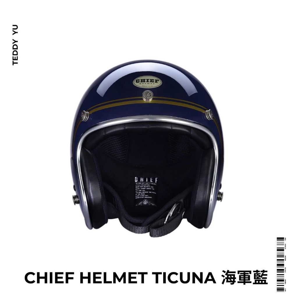 🏍️Chief Helmet Ticuna 海軍藍🏍️#3/4安全帽#復古帽
