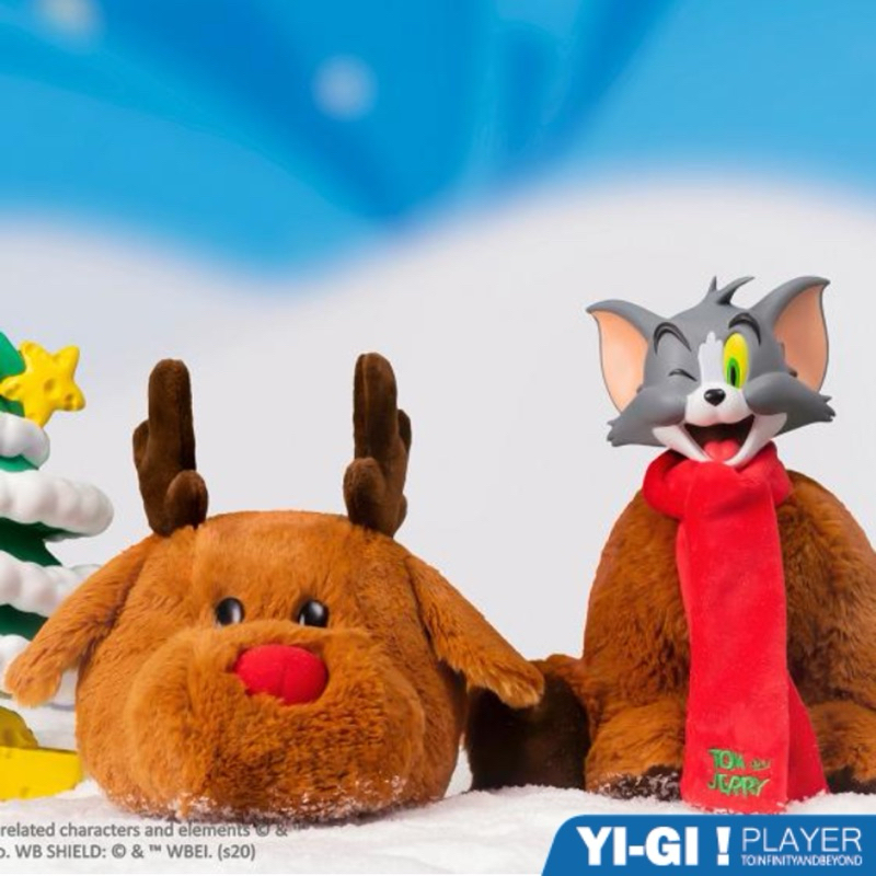 【壹吉玩家】湯姆貓與傑利鼠 聖誕馴鹿可動公仔 | 正版授權 華納兄弟 貓與老鼠 馴鹿 公仔 潮玩 玩具 SOAP