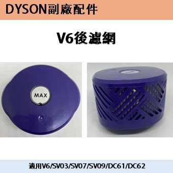 DYSON V6/V7/V8/V10/V11/V12/SV18/V15副廠後濾網