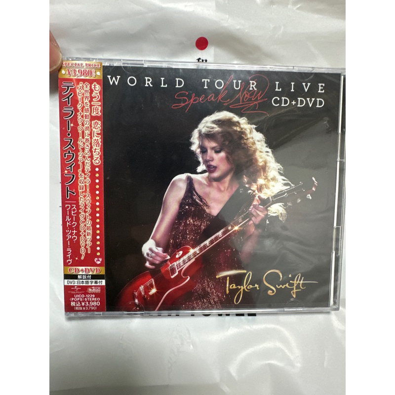 日版 Taylor Swift 泰勒絲 Speak now Tour 演唱會CD++DVD