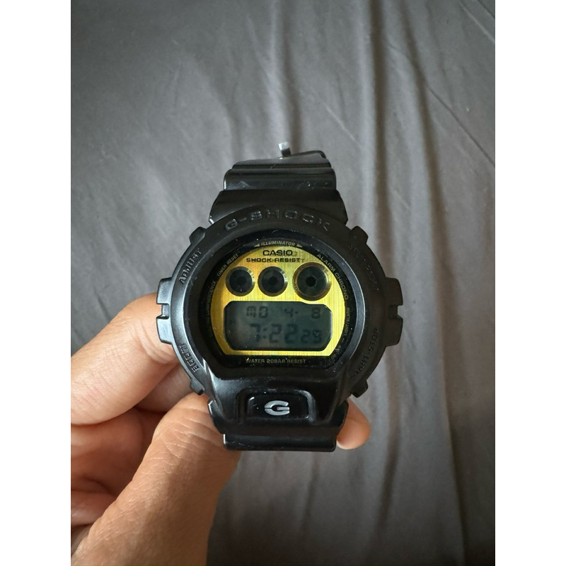 CASIO G-SHOCK NEW CRAZY COLOR 系列 DW-6900PL-1DR 黑金