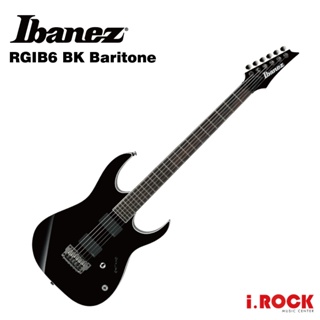 Ibanez RGIB6 BK Baritone 電吉他 主動式拾音器【i.ROCK 愛樂客樂器】
