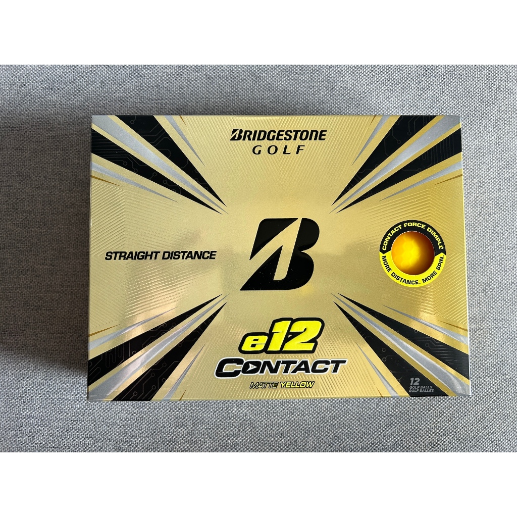 高爾夫球 普利司通  Bridgestone E12 全新 彩色球 【有上字】