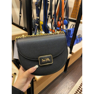 正版專櫃購入Coach女包新款Alie單肩馬鞍包
