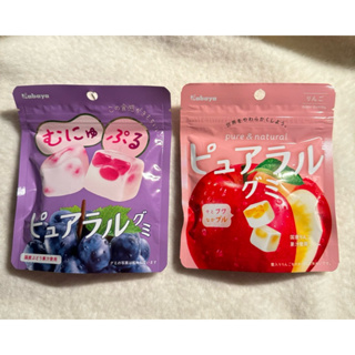 「現貨」日本 卡巴 Kabaya雙層軟糖 葡萄/蘋果 雙層夾心軟糖(58g)