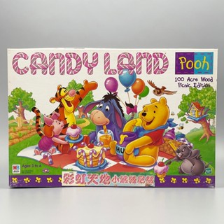 ♣福利出清♣ MILTON BRADLEY 孩之寶 POOH彩虹天地 小熊維尼 百畝森林的野餐會 益智遊戲