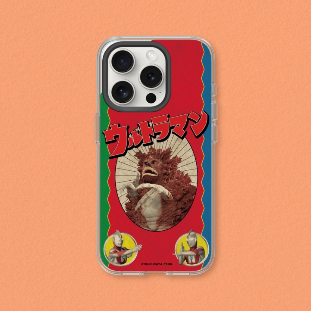犀牛盾 適用iPhone Clear透明防摔手機殼∣超人力霸王系列/皮古蒙登場