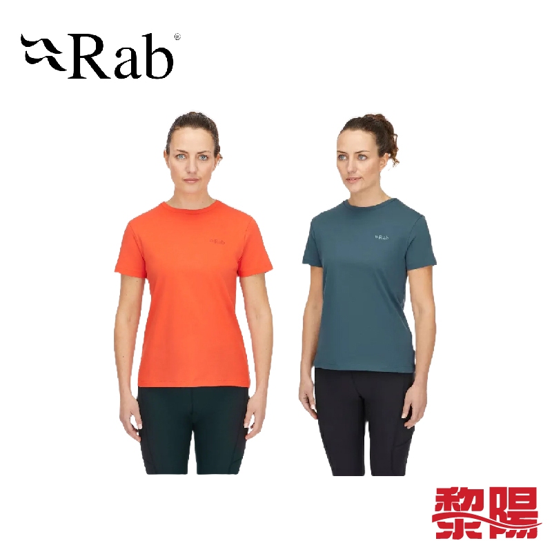 RAB 英國 Tuku Ridge Tee Wmns 短袖山脈圖騰舒適棉T恤 女款 (2色) 10RAQCC06