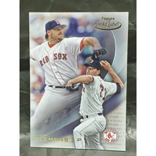2016 Topps Gold Label Class 1 Roger Clemens Boston Red Sox