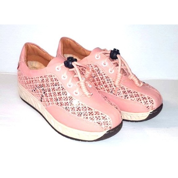 零碼鞋 5號 Zobr 路豹 雙氣墊鞋 H603 粉珠色 雙氣墊鞋款 (新款式 H系列) 特價1090元  #路豹  #