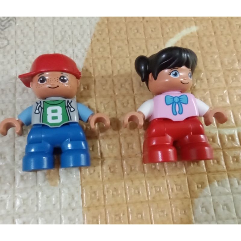 二手樂高得寶Lego duplo(二手積木）得寶人偶2個合售99元