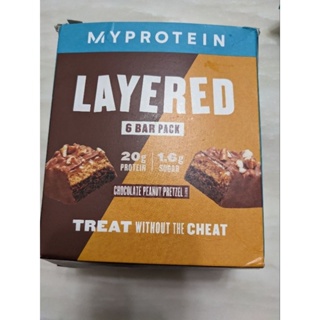 MYPROTEIN / 六層夾心蛋白棒 / 巧克力花生蝴蝶餅口味 / 單個 / 賞味期限20241025