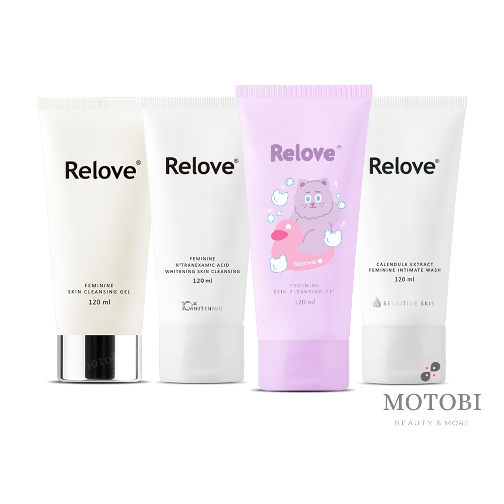 Relove 女性私密潔淨凝露120ml ( 胺基酸 傳明酸 金盞花 煎妮花聯名款 四款可選 ) 私密洗 私密處清潔