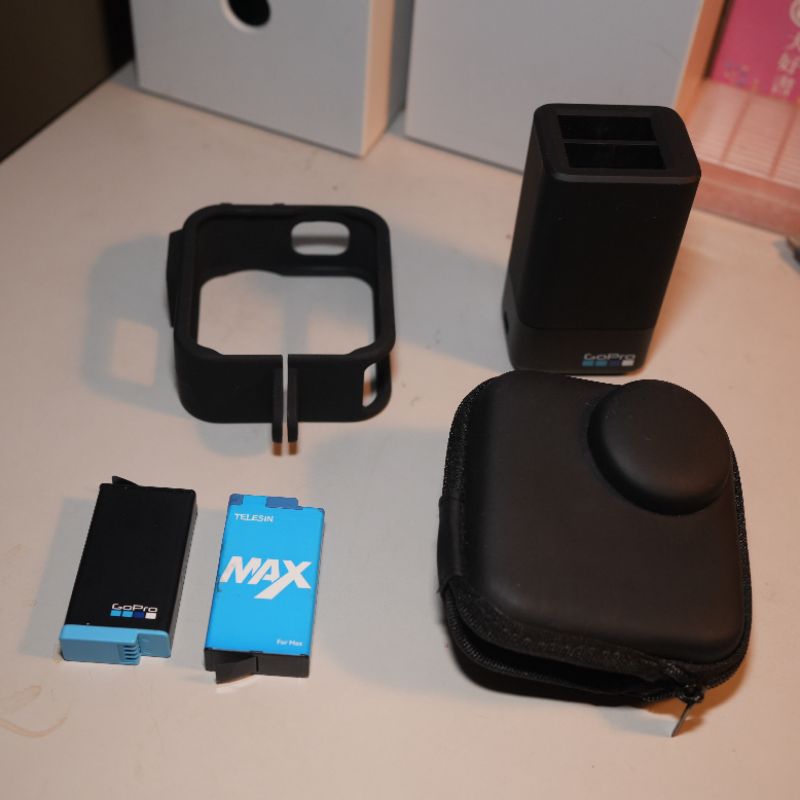 GoPro Max 360相機配件，電池，充電器，，電池蓋，保護鏡，塑膠保護殼