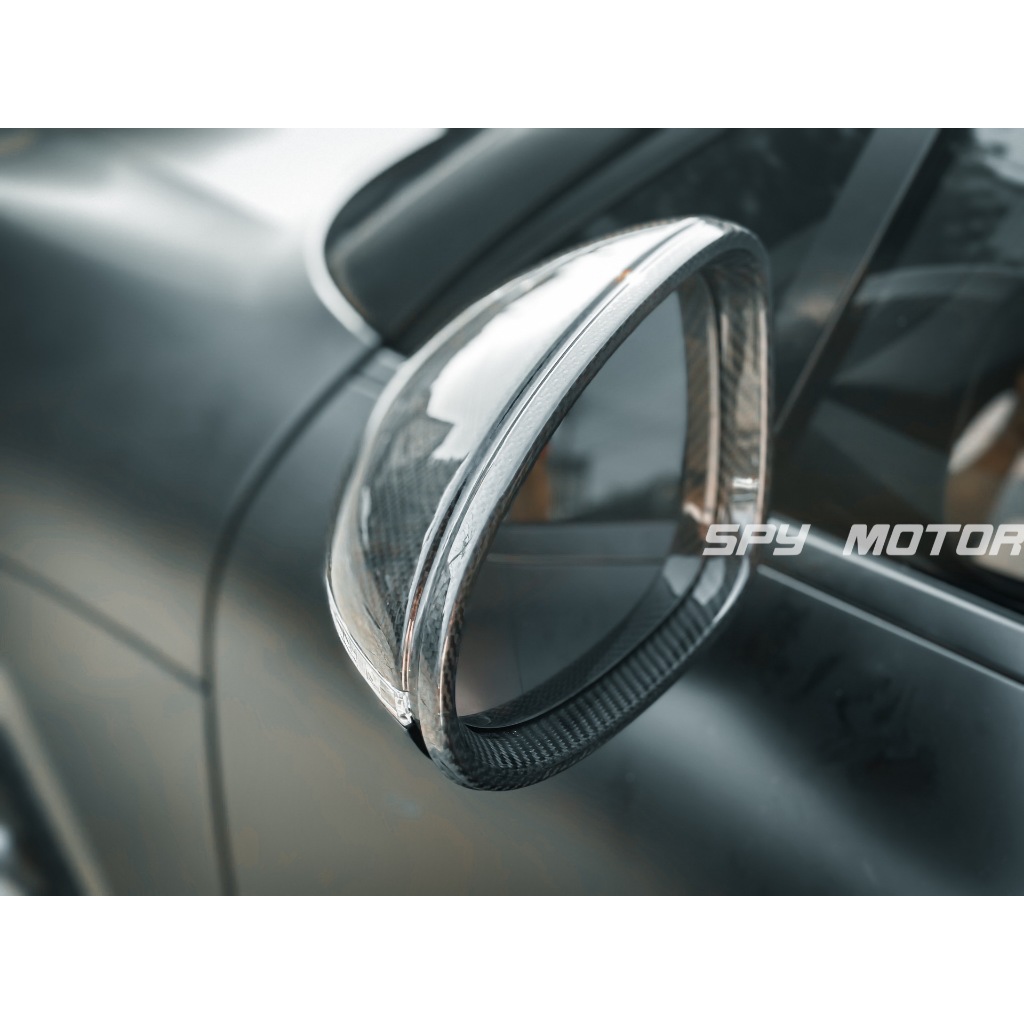 【SPY MOTOR】保時捷 Porsche Macan G3 乾碳纖維後視鏡蓋 替換式