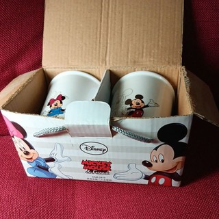 Disney 迪士尼 米奇米妮兩入水杯組 茶杯 陶瓷杯 手握杯