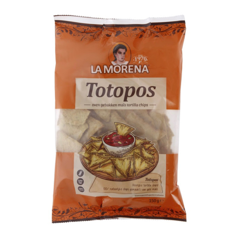 🇲🇽墨西哥La Morena Totopos 玉米餅 非油炸 玉米Tortilla餅 原味 無額外調味
