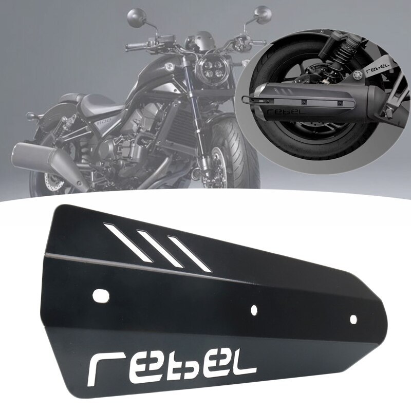 rebel1100排氣管護蓋 適用於 本田 rebel500改裝排氣管防燙蓋組 Rebel250  rebel5