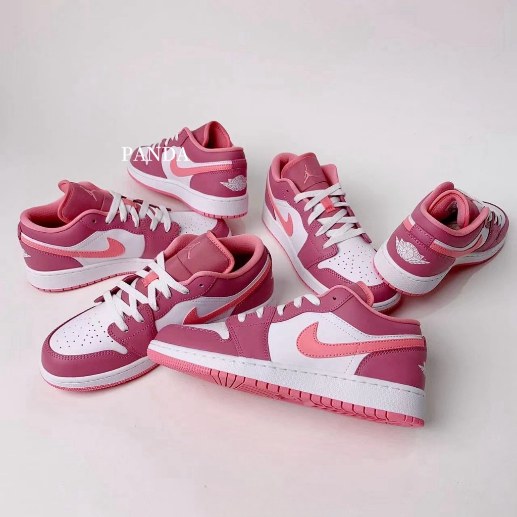 【PANDA 🇰🇷免運】Air Jordan 1 Low 草莓粉 草莓熊 粉白 aj1 休閒鞋 553560-616