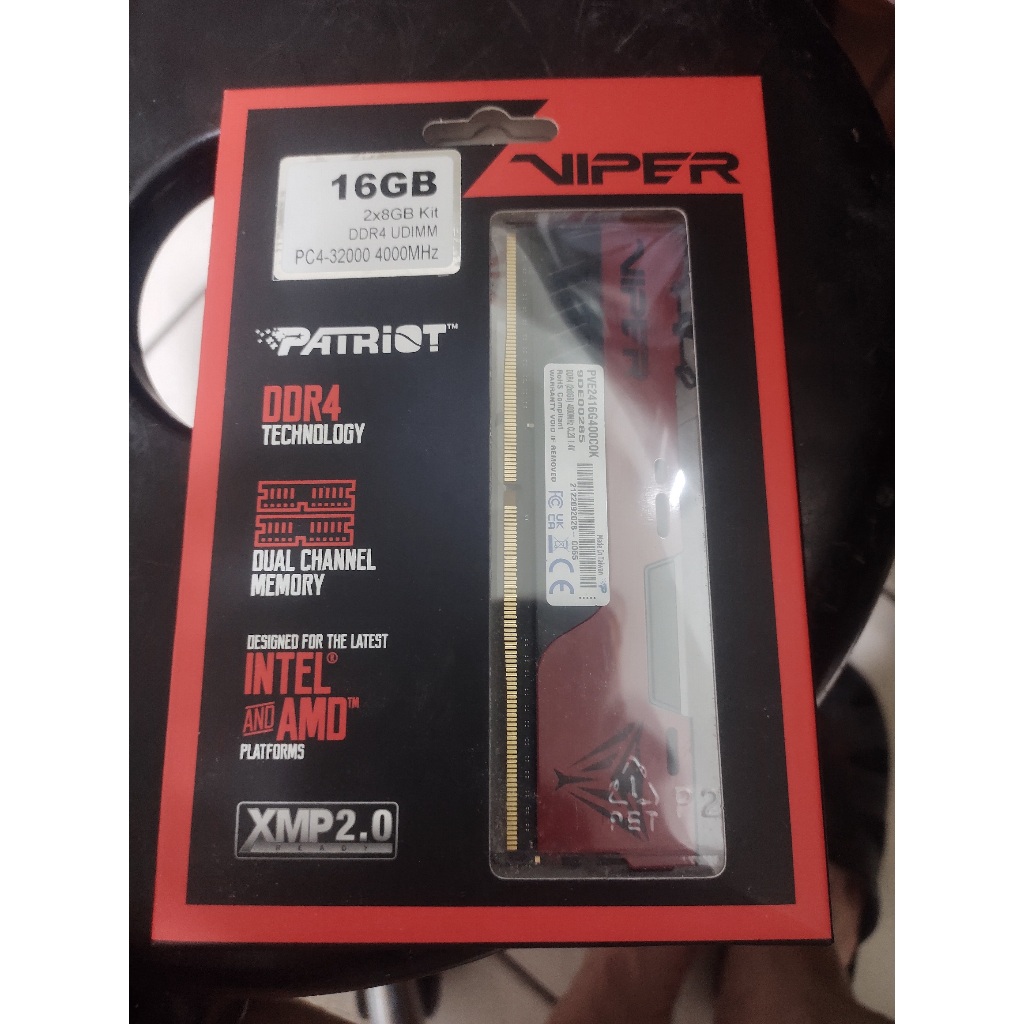 美商博蒂Patriot Viper DDR4-4000 8G*4 32G