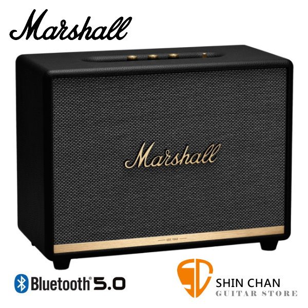 Marshall Woburn II 藍牙喇叭 經典黑 2代 Woburn Ⅱ 無線喇叭 藍牙音箱音響 / 台灣公司貨