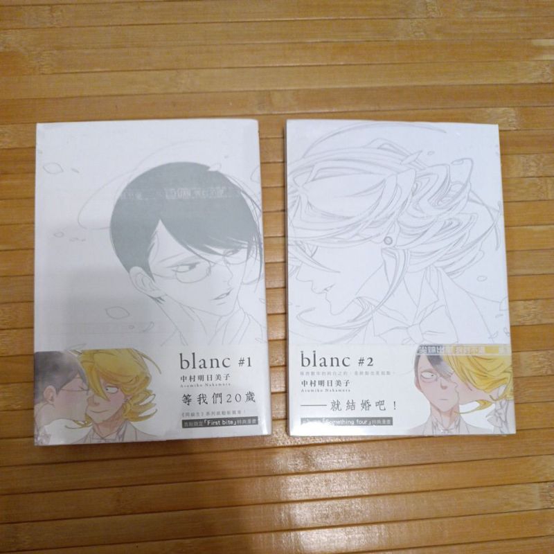全新 blanc(01.02)首刷限定 中村明日美子