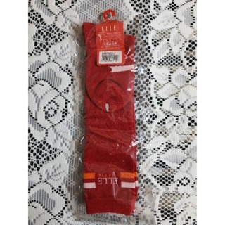 全新專櫃正品ELLE 紅色長筒襪（13～16cm）
