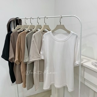Want-Meow招財貓旺鋪/臺灣現貨/100公斤可穿/百搭寬鬆多色140多色素色大學T/中大尺碼上衣/大尺碼上衣