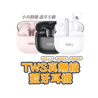 TOTU TWS真無線藍牙耳機 霧面磨砂 運動通話降噪 藍芽 V5.3