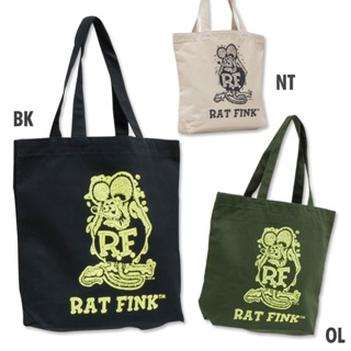 【MOONEYES】RAT FINK RF老鼠芬克 帆布包 托特包 肩背包 購物包 三色 [RAF416]