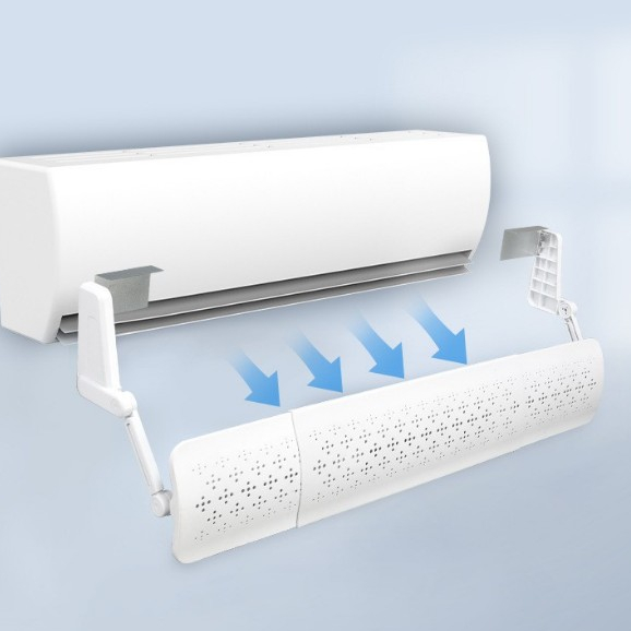 冷氣擋風板 空調導風板遮風板防直吹出風口擋風板風罩式冷氣擋板壁掛式通用