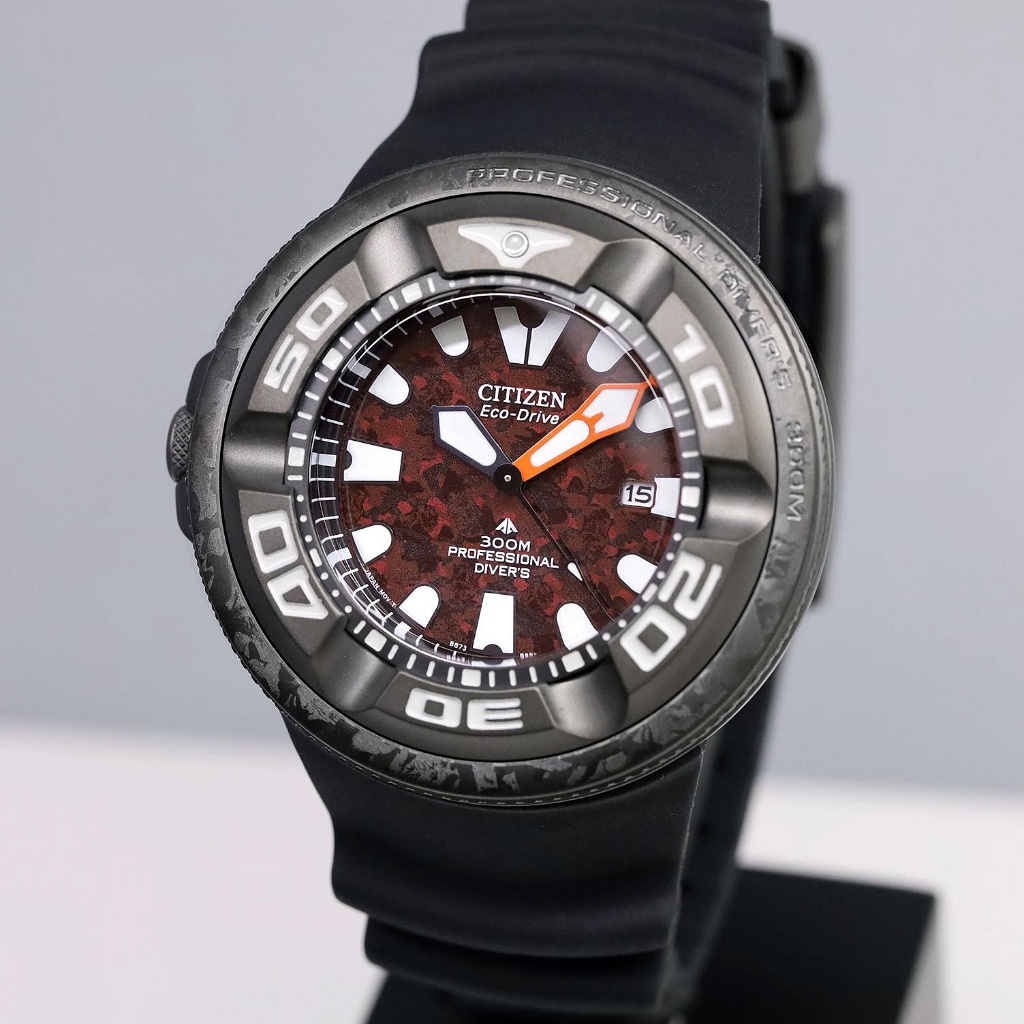 CITIZEN 星辰錶 PROMASTER 哥吉拉聯名 BJ8059-03z 全球限量3000支 48.2mm 橡膠錶帶
