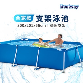 【DAYOU】Bestway 支架泳池 蓄水池 游泳池 300x201x66cm D0000619