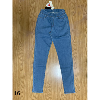 全新女版直筒牛仔褲Lycra萊卡彈性布料 淺藍 中藍 深藍M號