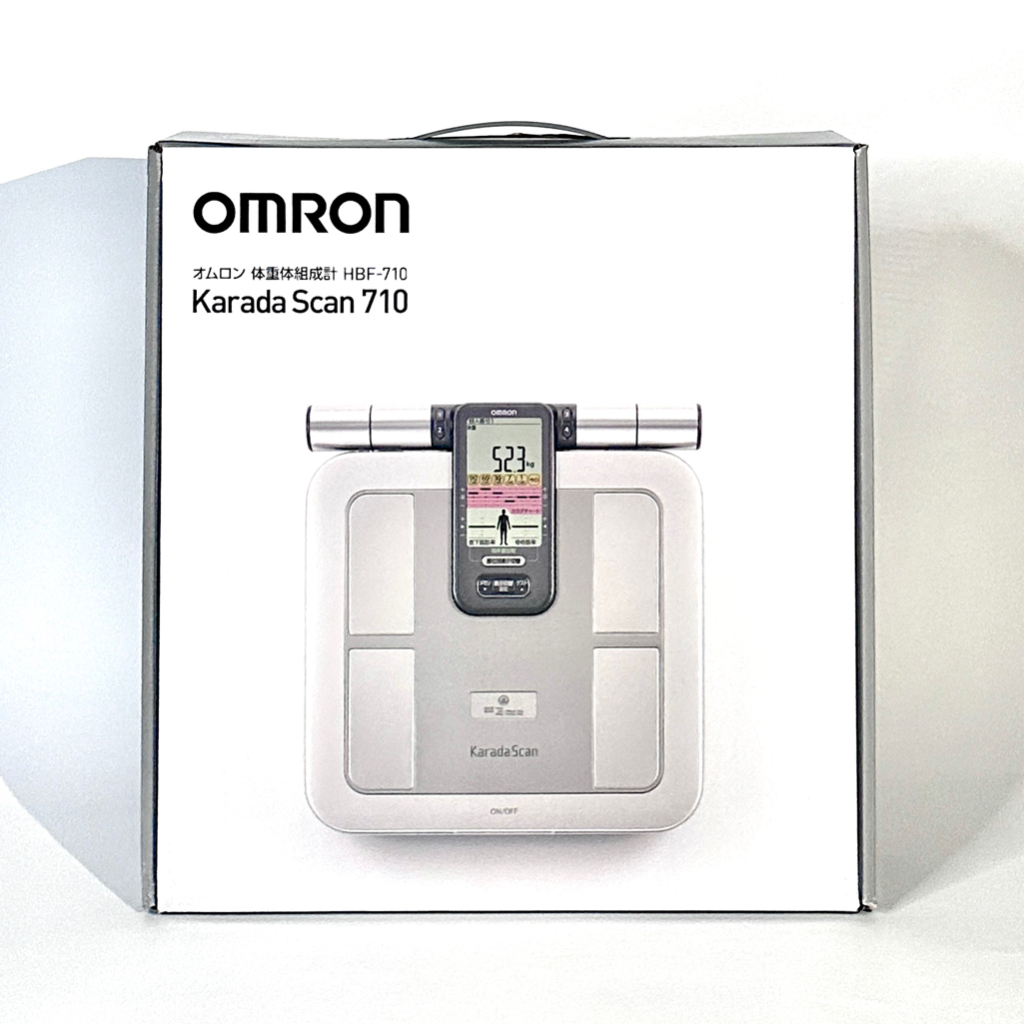 （全新現貨）OMRON 歐姆龍體脂計 電子體重/四點式體脂機 HBF-710（鈦金灰）快速出貨 健身 健康 生活用品