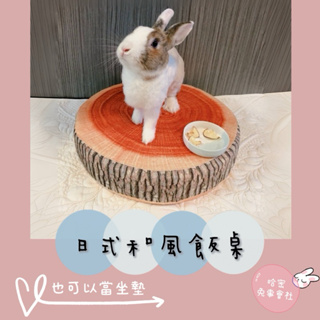 日式兔兔飯桌｜養兔年輪墊 可當坐墊 日式養兔必備 兔墊子 兔子坐墊 日本養兔墊子 龍貓墊子