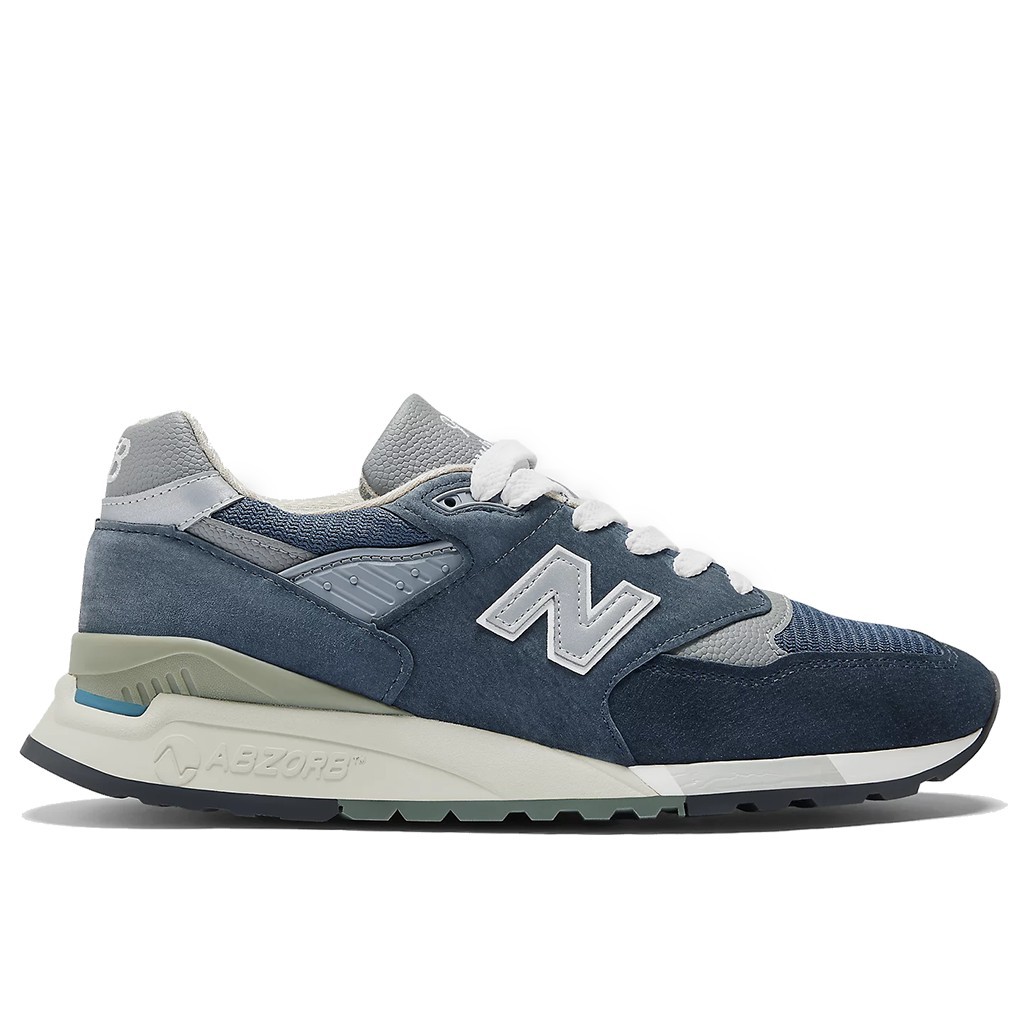 NEW BALANCE 998 U998【U998NV】NAVY SILVER 美國製 海軍藍灰【A-KAY0】