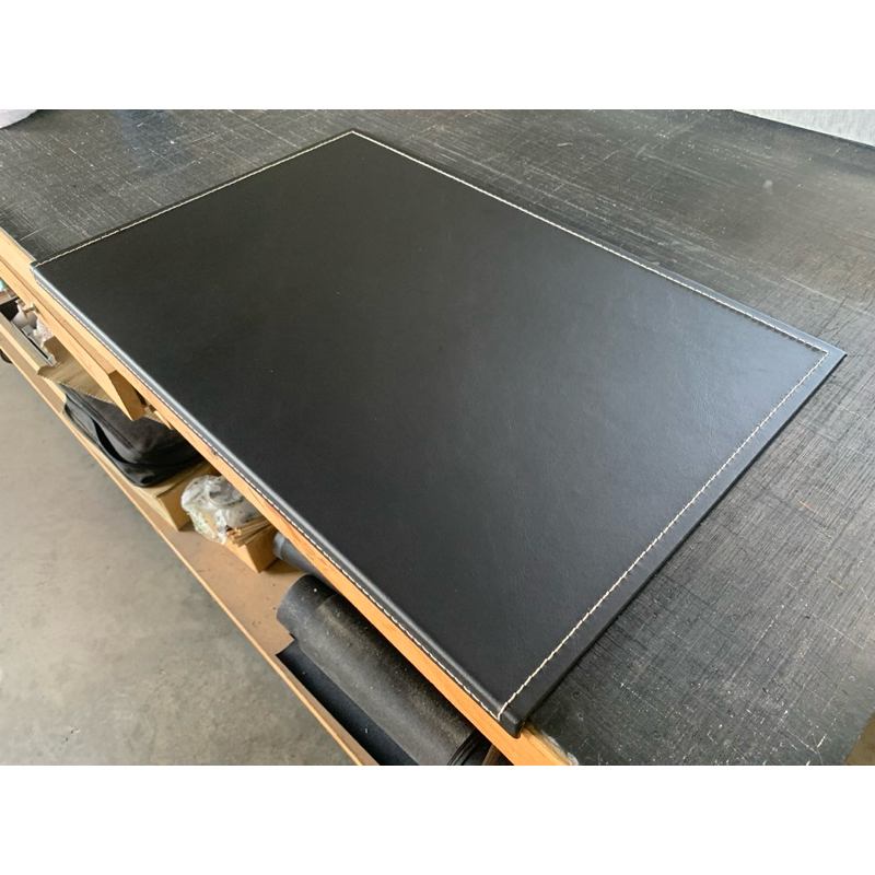 ≡ 友山皮飾家具 ≡訂做賣場__再生牛皮馬鞍皮L型桌墊
