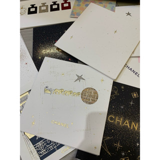 Chanel 香奈兒 卡片 祝賀卡片 燙金小卡禮物卡 質感萬用卡 耶誕卡 禮物卡 賀卡 耶誕卡片 告白卡片 求婚卡片