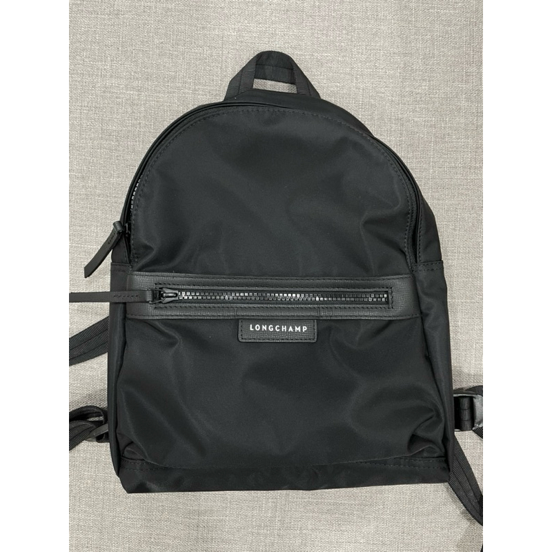 [二手] LONGCHAMP Le Pliage Neo 尼龍後背包(小/黑色)