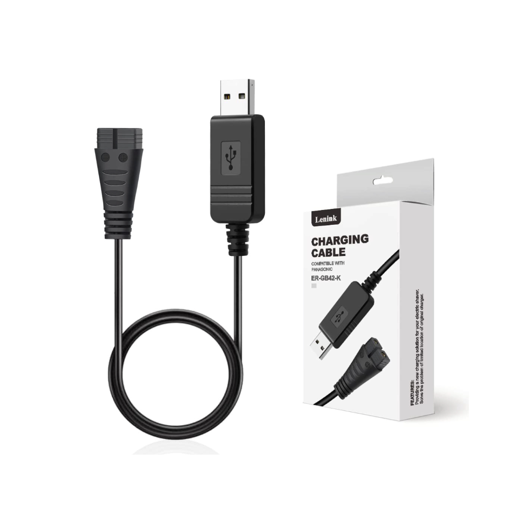 Panasonic ER-GB42-K, ER-GK71-K USB Charging Cable 充電器