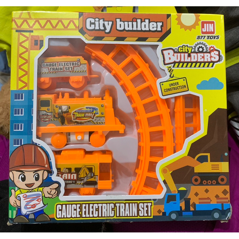 城市建設-軌道式電動火車玩具