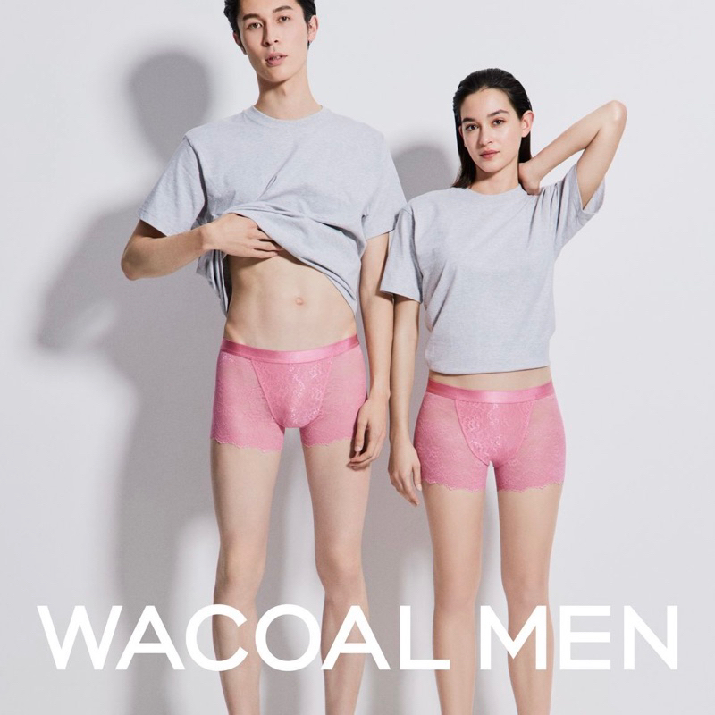 🗻日本代購 Wacoal men 華歌爾 日本製 中性四角內褲 蕾絲內褲 拳擊內褲 男女適用 unisex