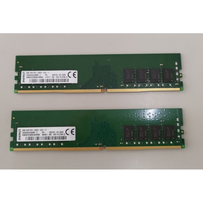 (二手良品）Kingston 8GB DDR4 2666桌機用記憶體