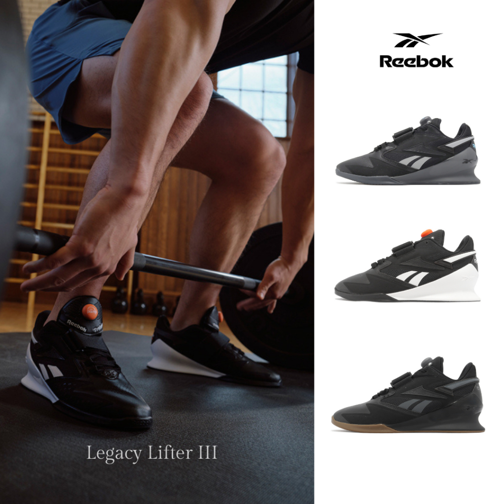 Reebok 舉重鞋 Legacy Lifter III 男 舉重 訓練 穩定 支撐 黑 灰 [ACS]