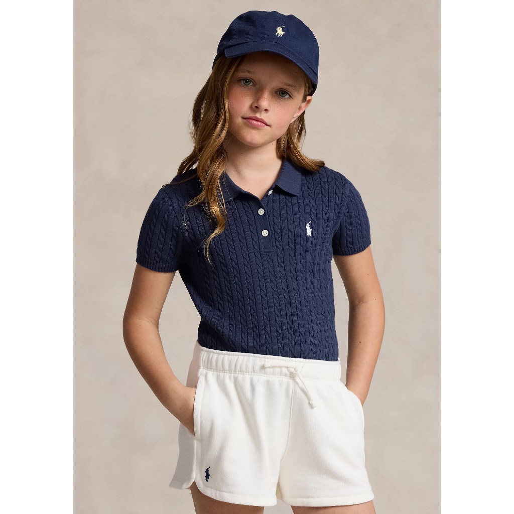 【現貨】美國代購 🇺🇸 Polo Ralph Lauren 女生 大童版 青少女 針織 短袖 Polo 衫