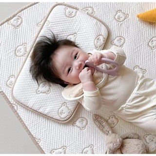 【mama shop】臺灣出貨 現貨 嬰兒 新生兒夏季透氣涼感枕巾 平枕 枕頭