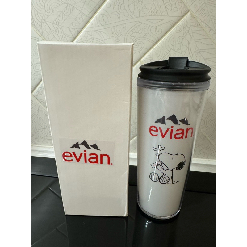 【全新】evian x snoopy隨行杯